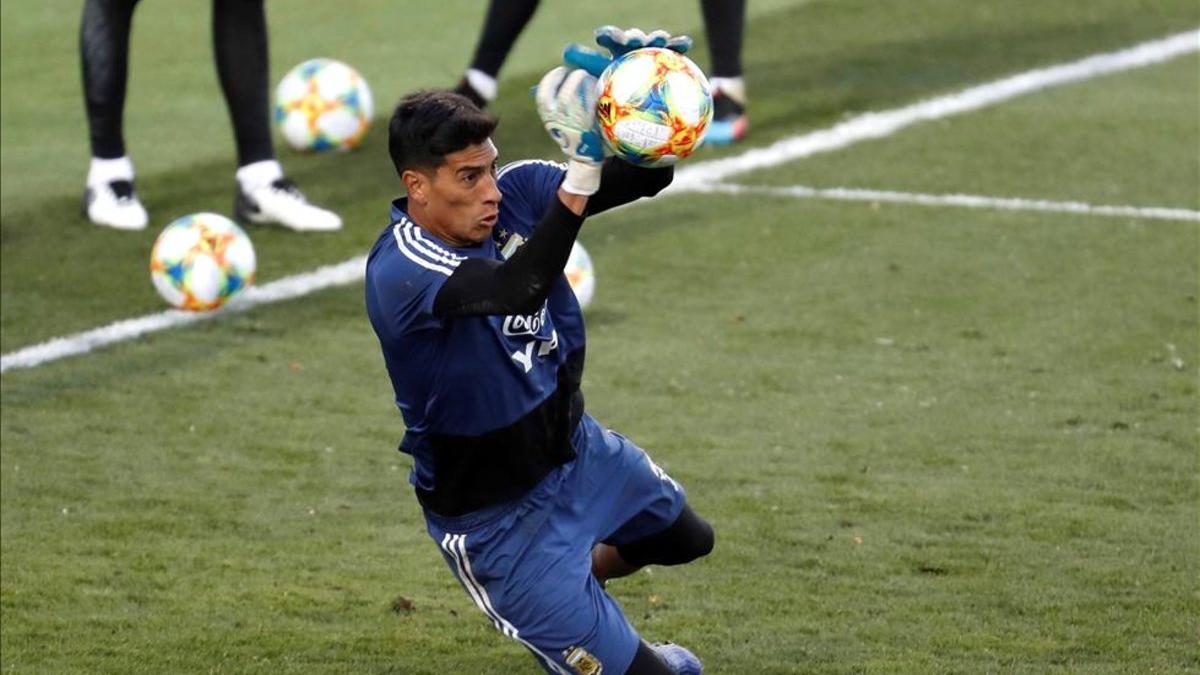 Esteban Andrada se perfila como el posible arquero titular de Argentina para la Copa América