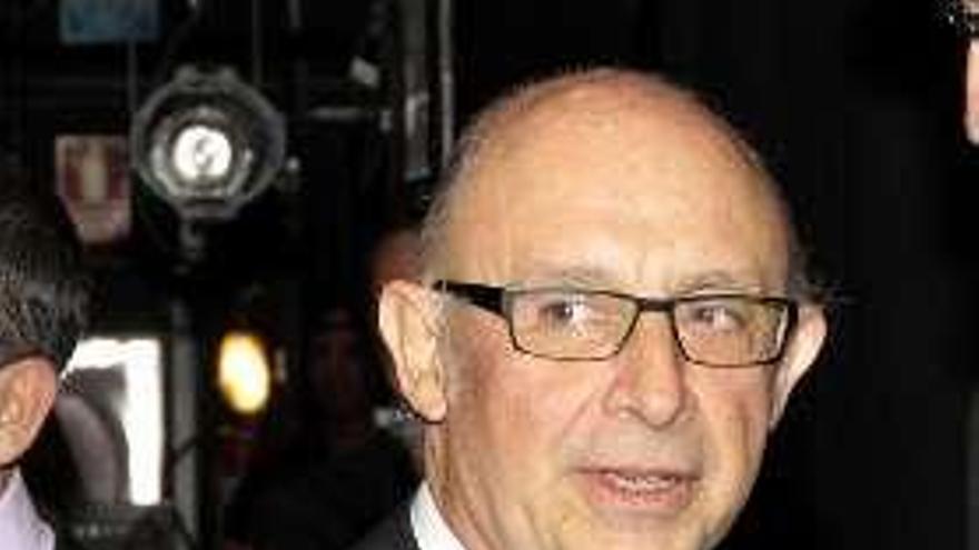 Cristóbal Montoro, ayer. // Efe
