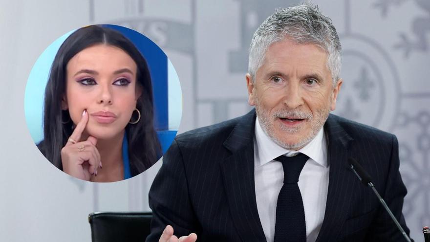 Marlaska respalda a Sarah Santaolalla y pide “órdenes de alejamiento” contra ultras como Vito Quiles