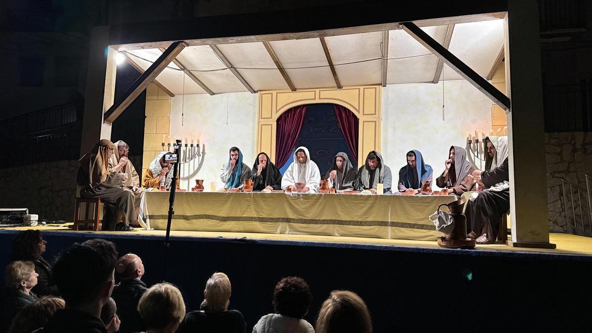 El evento recrea las últimas horas de Cristo antes de su muerte y resurrección.