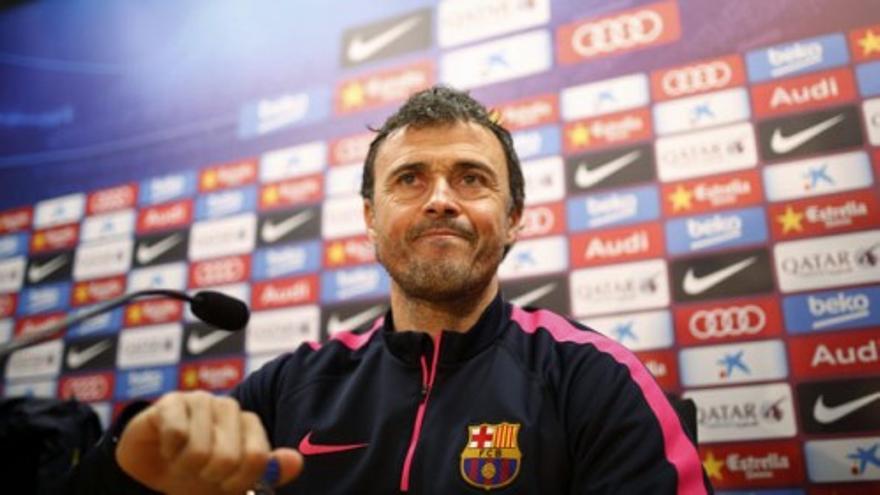 Luis Enrique espera un Atlético "potente"