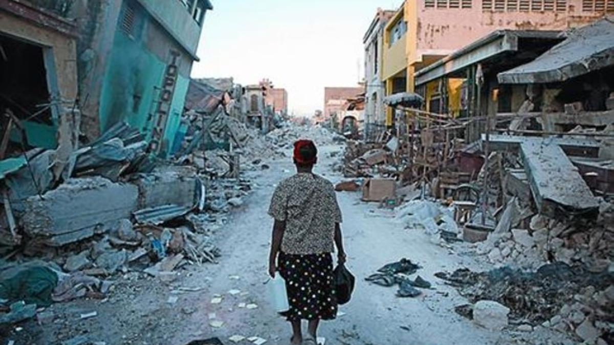 Una imagen del reportaje de Damon Winter sobre el terremoto de Haití.
