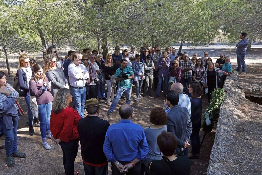 Homenaje a los represaliados del franquismo en Paterna.