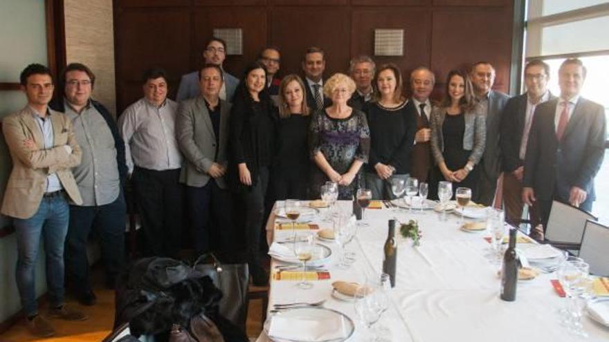 Reunión navideña en El Corte Inglés