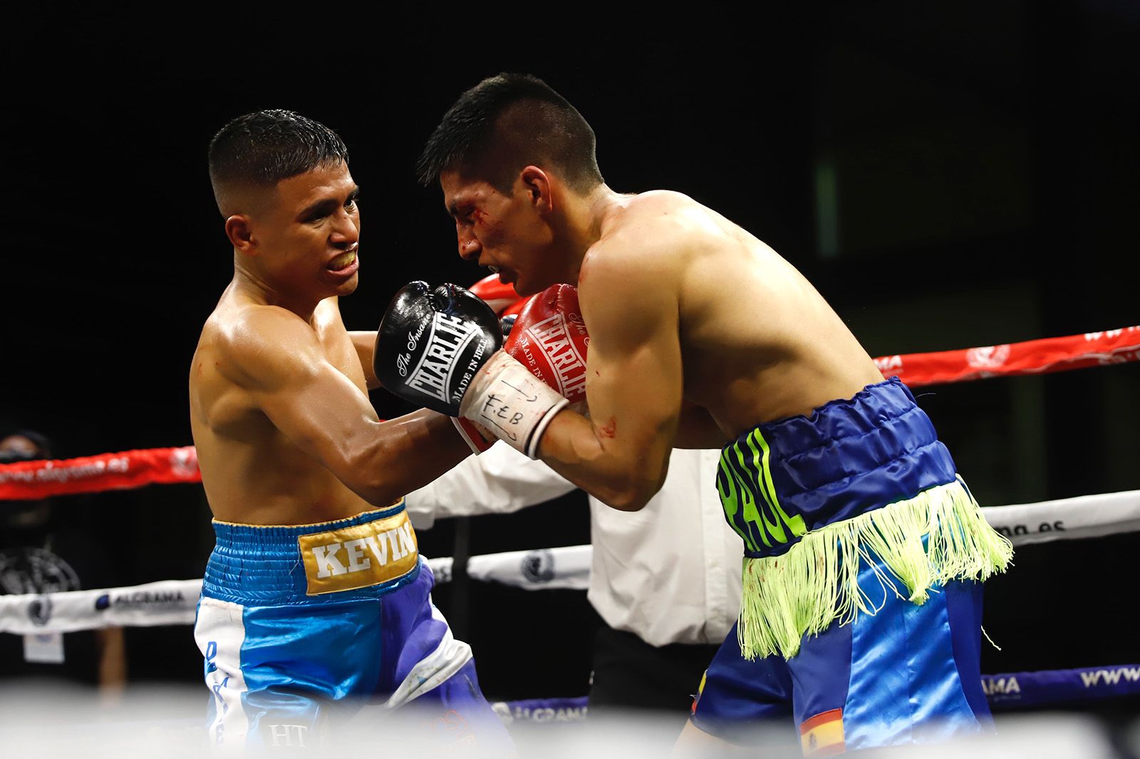 Las imágenes de la velada de boxeo en Vista Alegre