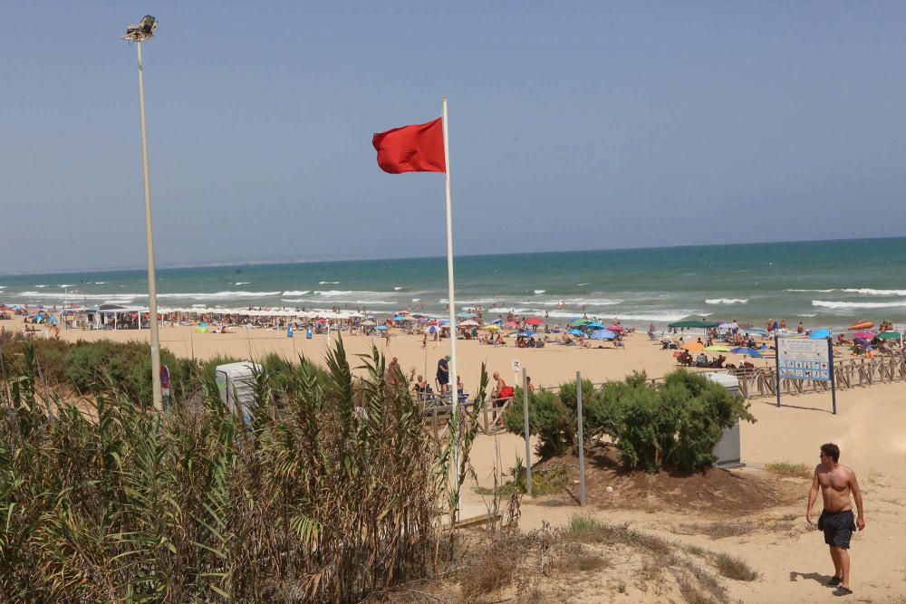 Los arenales tenían prohibido el baño