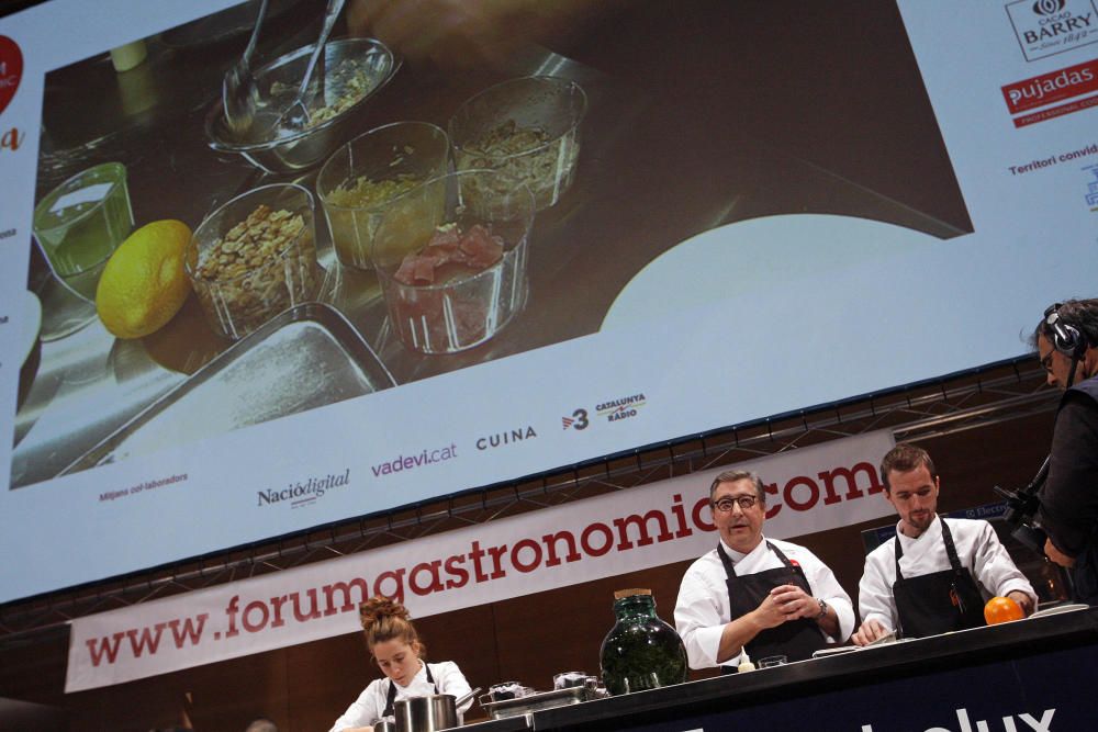 Classe magistral del xef gironí Joan Roca al Fòrum Gastronòmic