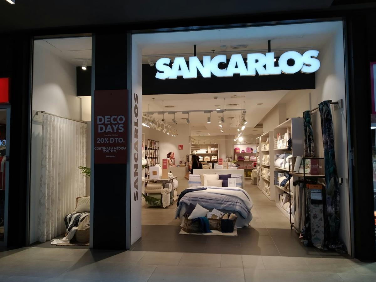 Imagen de archivo de una tienda de Sancarlos, que cuenta con 20 establecimientos en España.