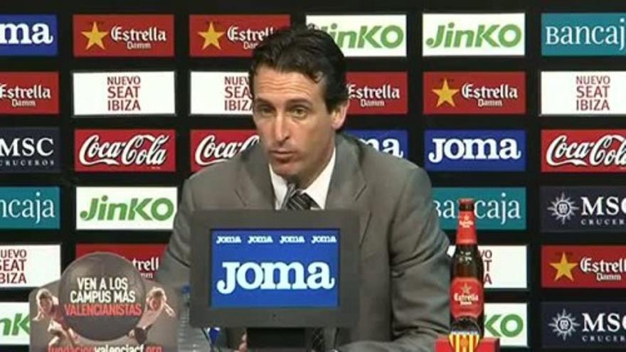 Emery: "Otros días fuimos más vistosos, hoy fuimos efectivos"