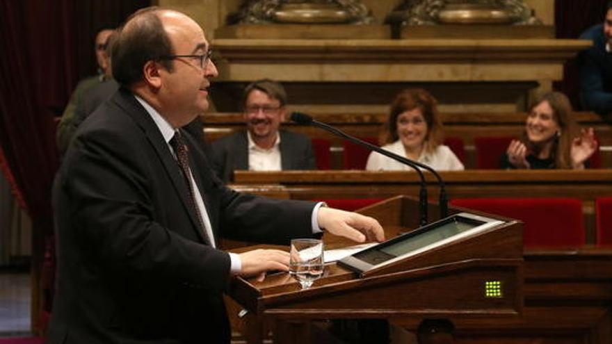 Miquel Iceta, president del grup parlamentari del PSC.