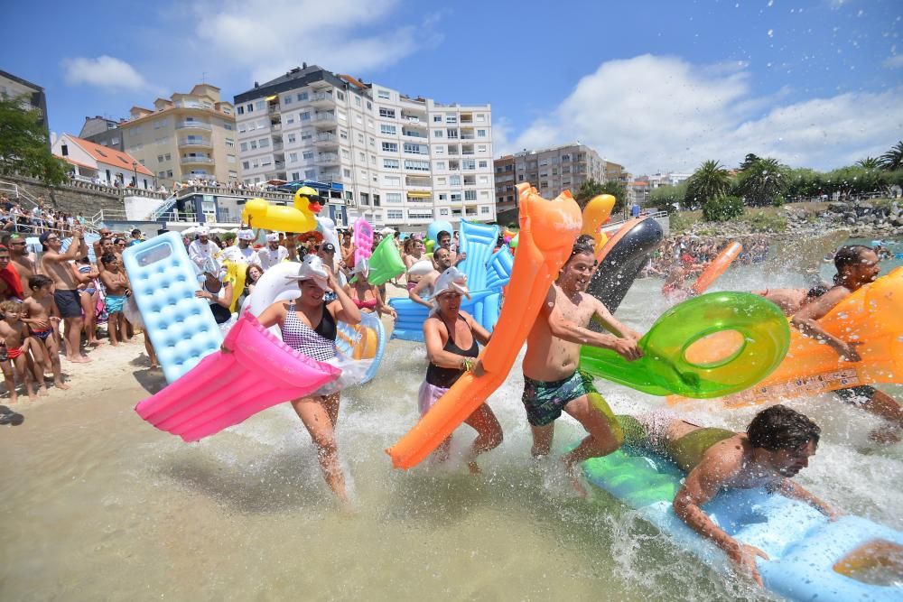 Un año más, y van nueve, se celebra el Campeonato Mundial de Colchonetas de Sanxenxo