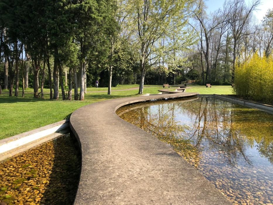 Correr por Gijón 4: el parque fluvial de Viesques