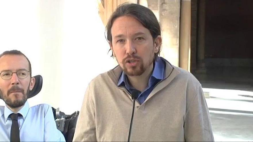 Iglesias, sobre Sánchez: "Hay muchos en el PSOE que le quieren cortar la cabeza"