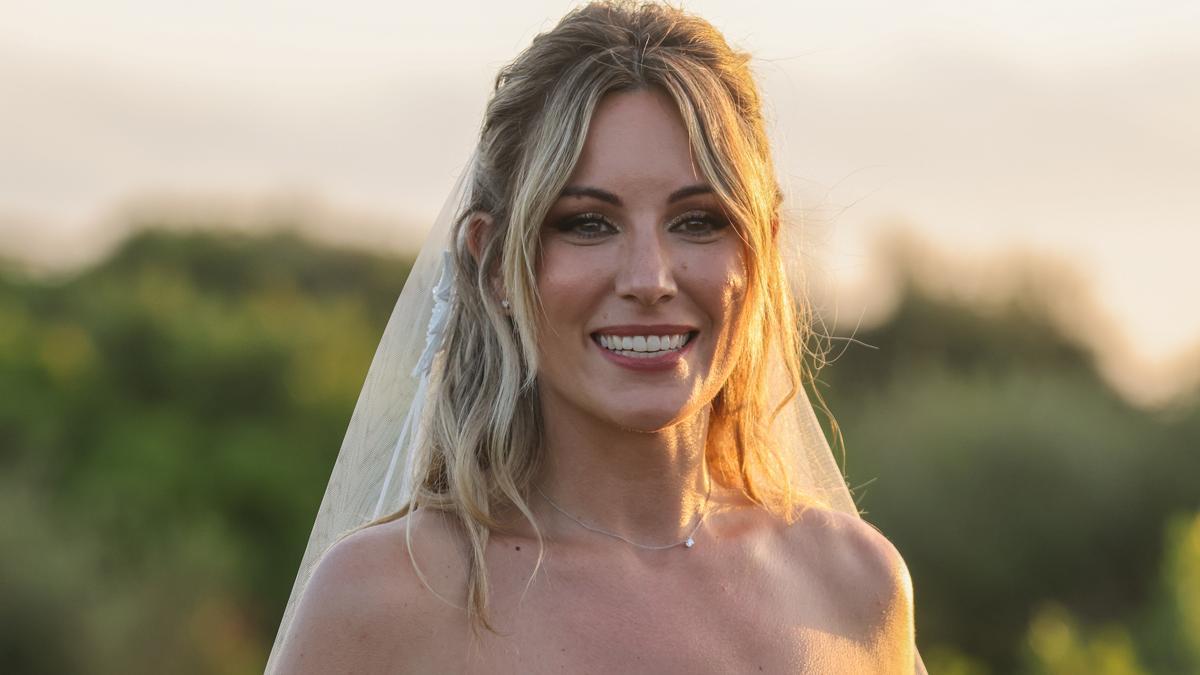 Edurne el día de su boda