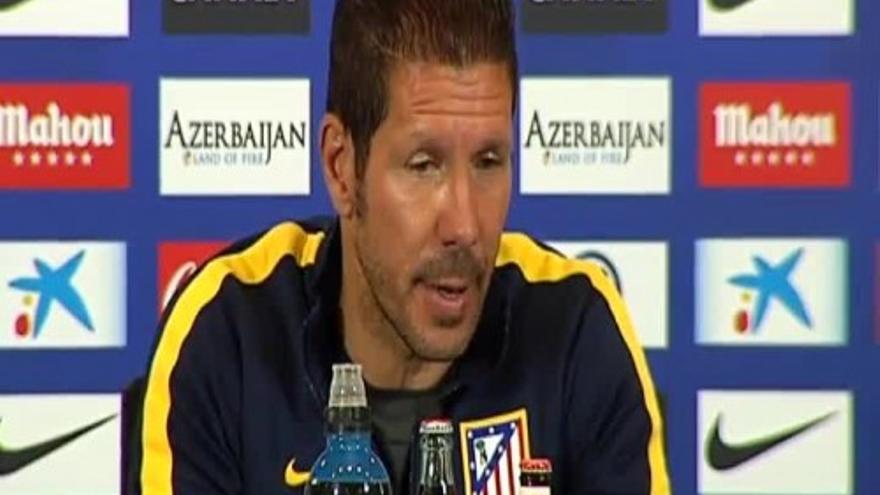 Simeone: “Hasta que nos quede una gota de sudor vamos a hacer todo lo posible”