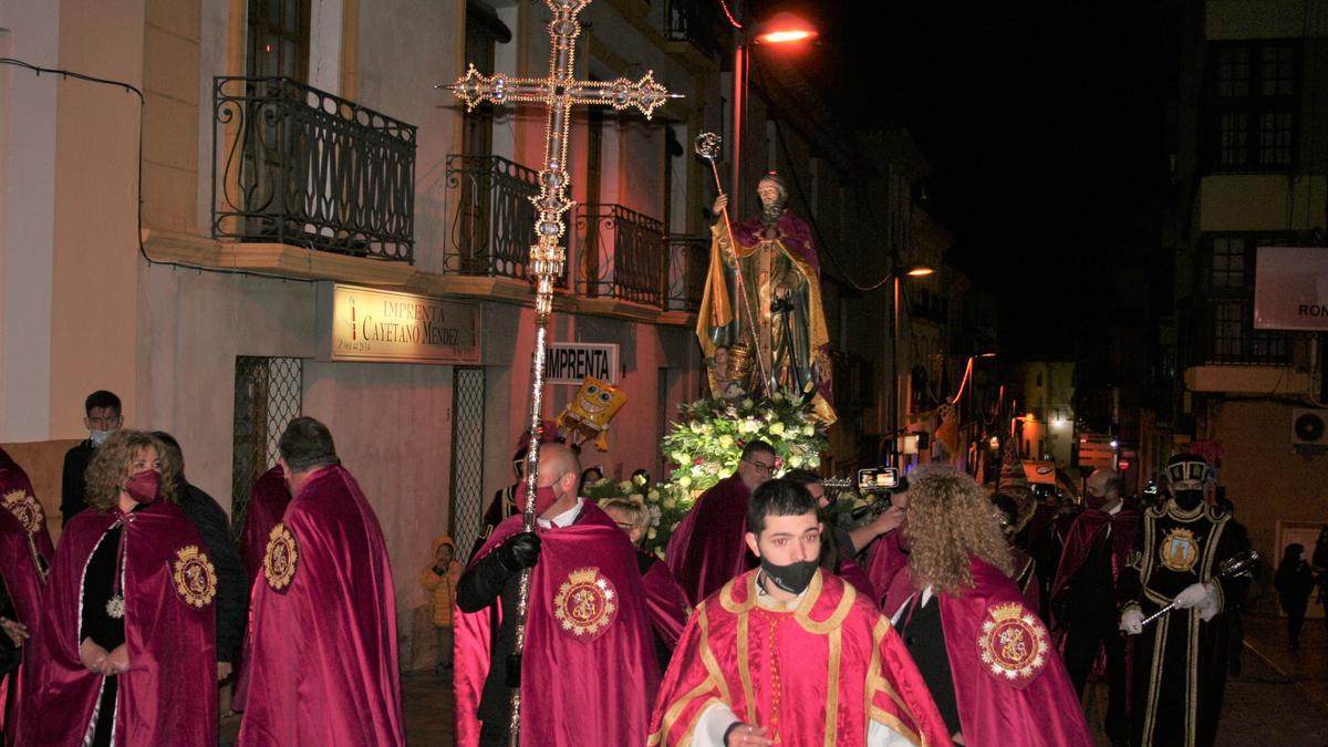 San Clemente, Patrón de Lorca, cerró el cortejo en el desfile.