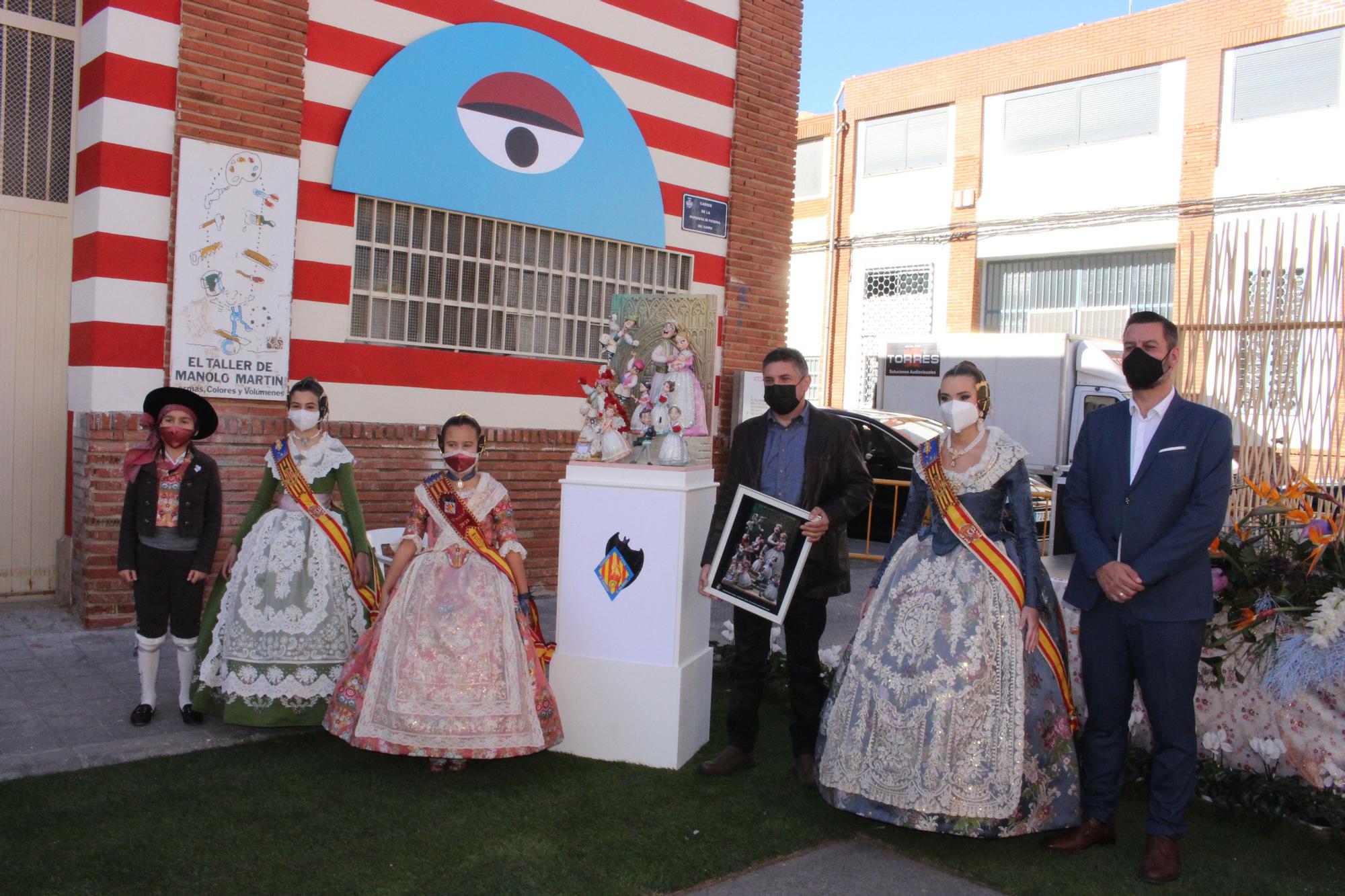 Homenaje a los "ninots indultats" de las Fallas 2020