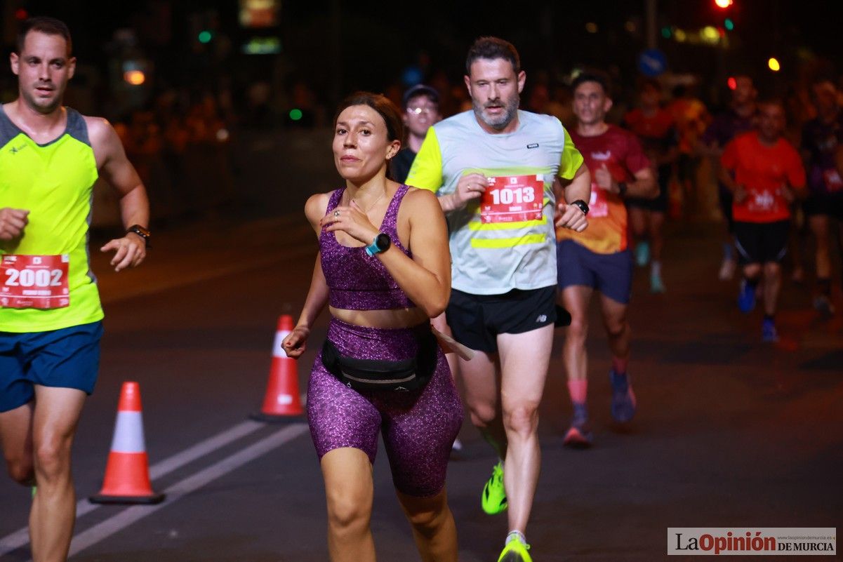 Las mejores imágenes de la carrera nocturna de Murcia