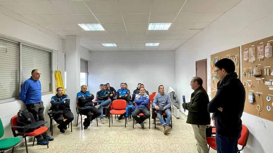 Benavente: curso de intervención sanitaria urgente para Proteccion Civil, policías y bomberos