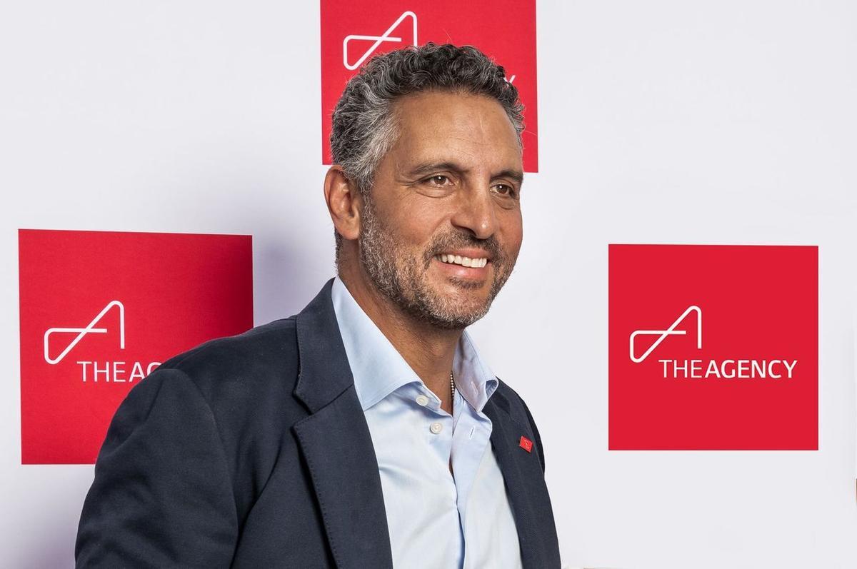 Umansky en un evento organizado por su propia inmobiliaira, The Agency.