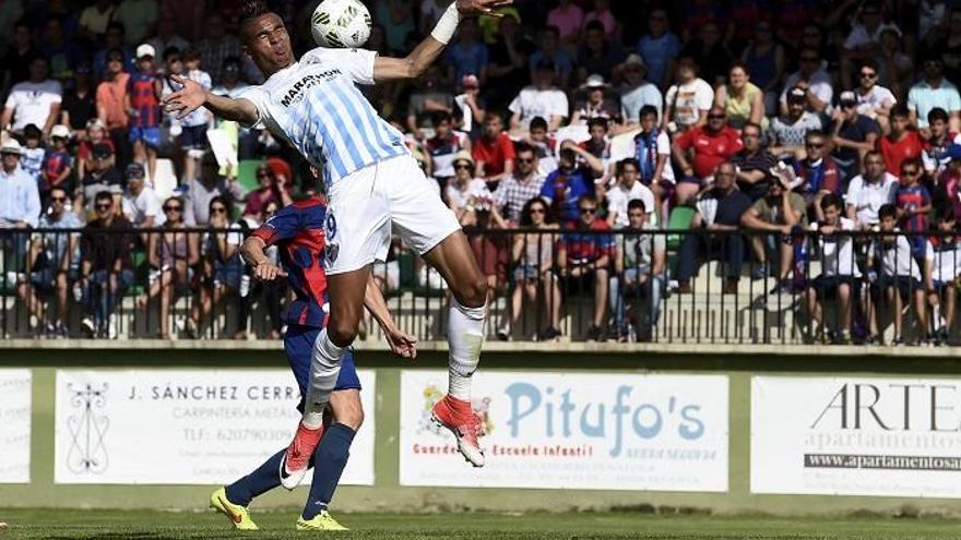 En-Nesyri, en el partido contra el Gimnástica Segoviana.