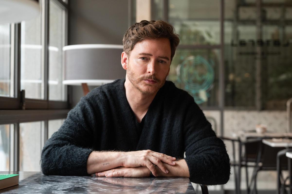 Pablo Rivero este martes en su visita a Zaragoza.