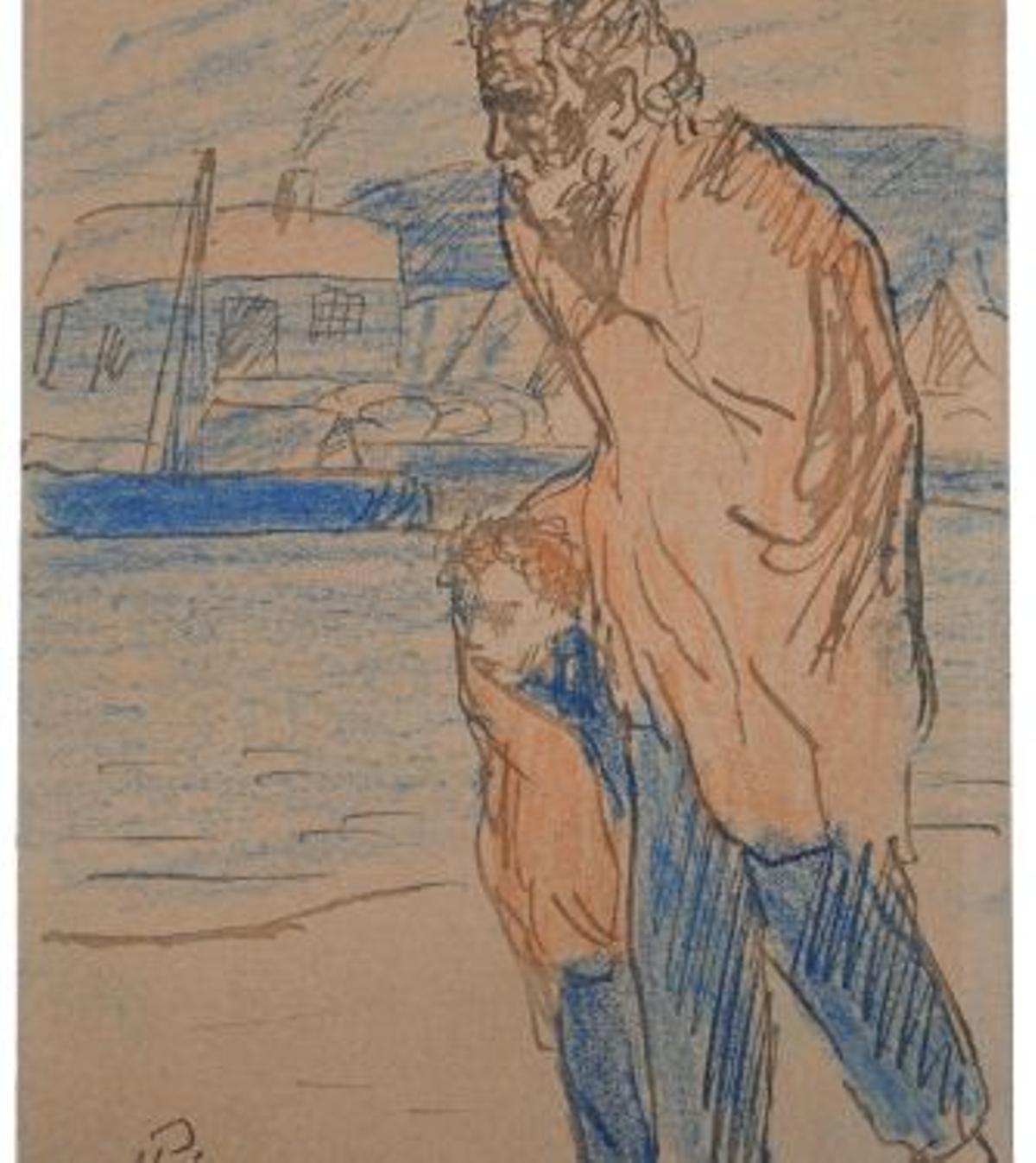 Un dibuix original de Picasso es ven a subhasta per 80.000 euros Un dibuix original de Picasso es ven a subhasta per 80.000 euros