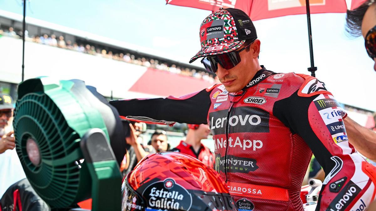 Gigi Dall'Igna, director general de Ducati, relata la realidad tras el regreso de Marc Márquez: "Tuvo que correr contra el dolor"