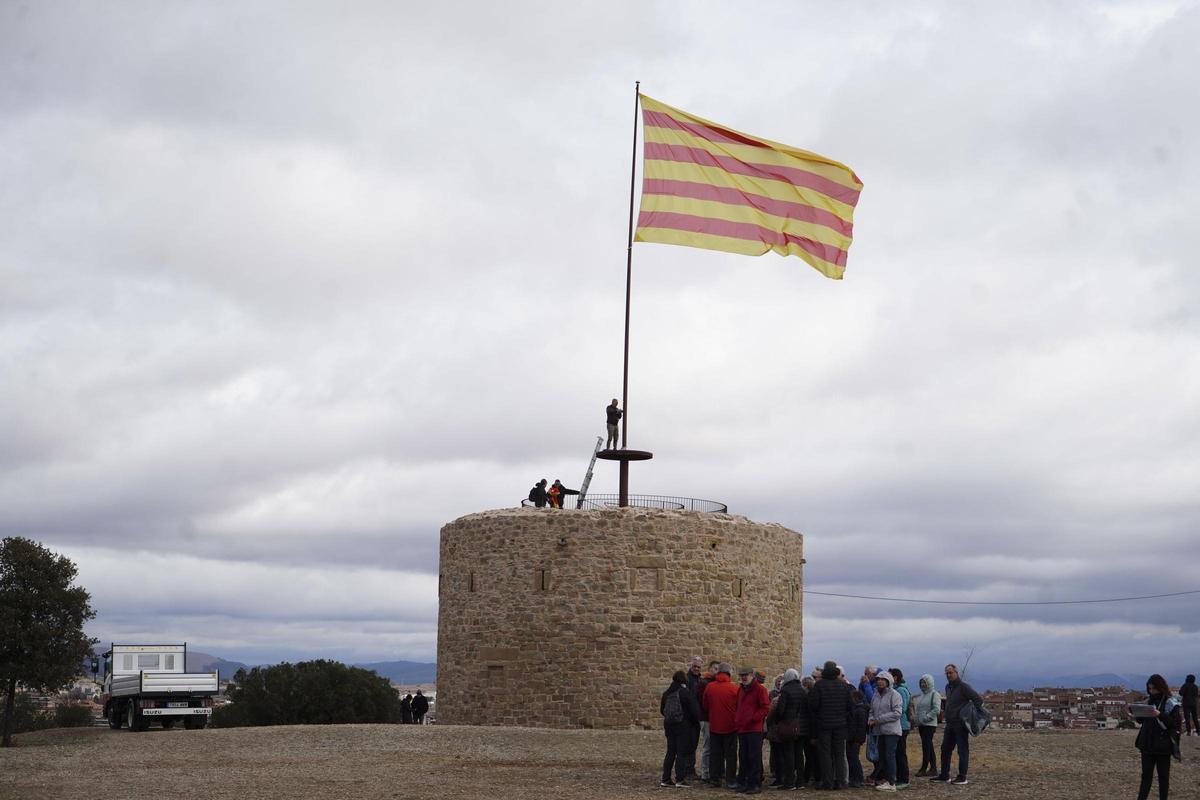 La Torre de Santa Caterina s'ha convertit en un mirador de Manresa privilegiat