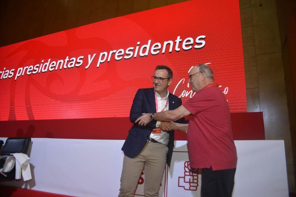 Clausura del congreso del PSRM en Cartagena