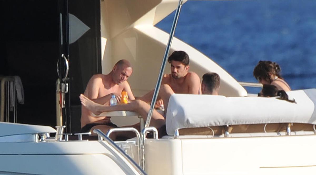 Zinedine Zidane, vacaciones en familia en Ibiza