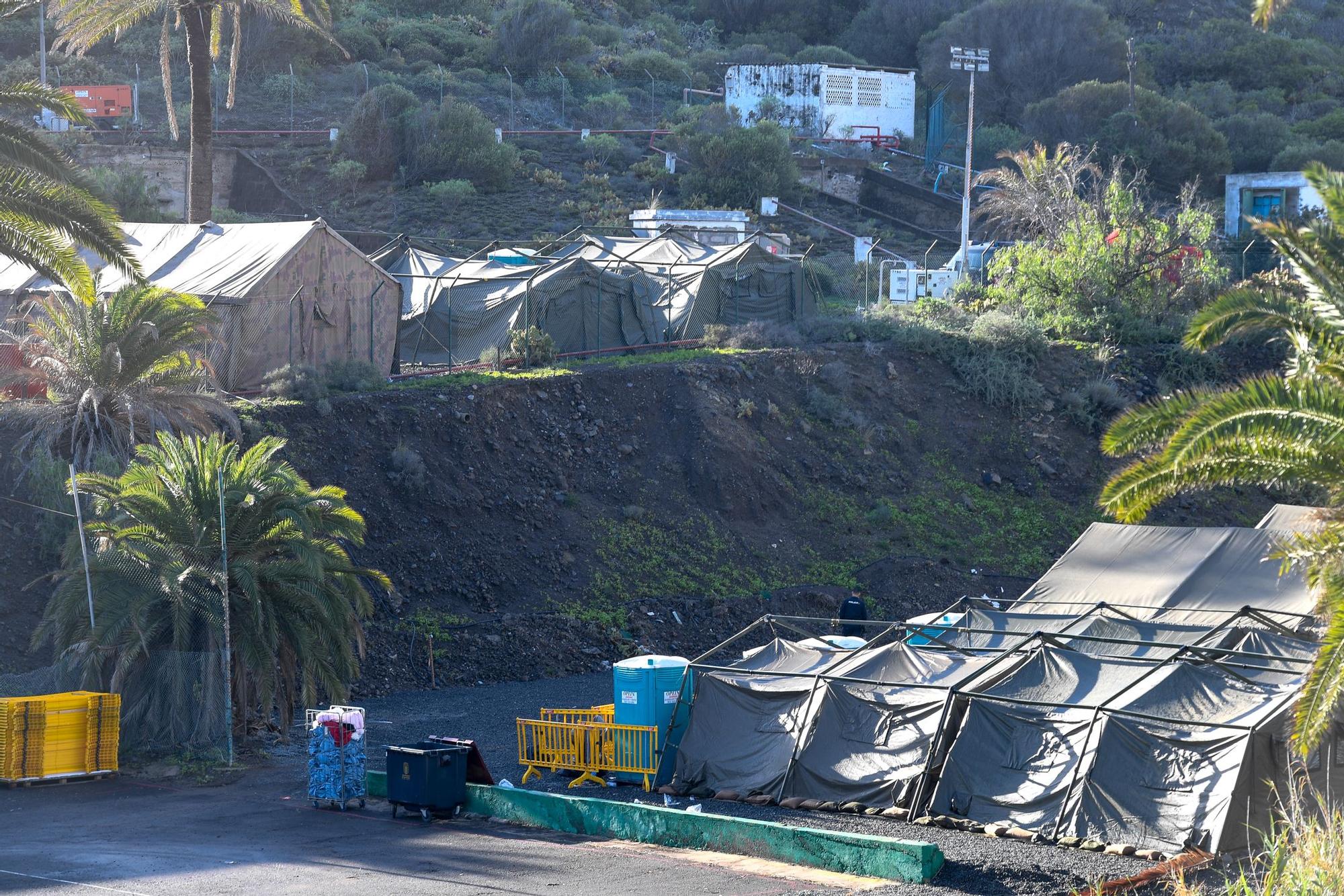 Campamentos de acogida de migrantes en Las Palmas de Gran Canaria