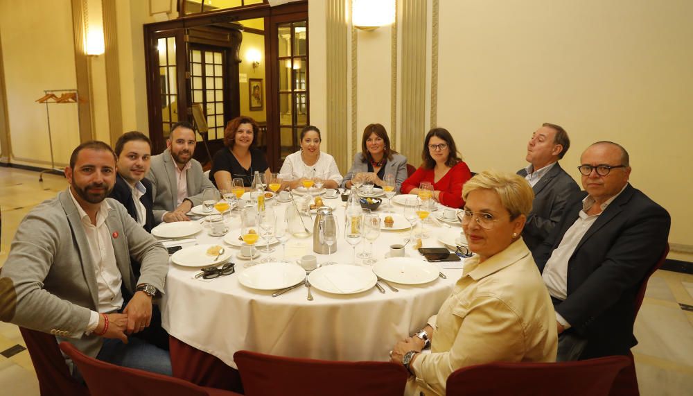 Desayuno con Amparo Marco en el Casino Antiguo de Castelló