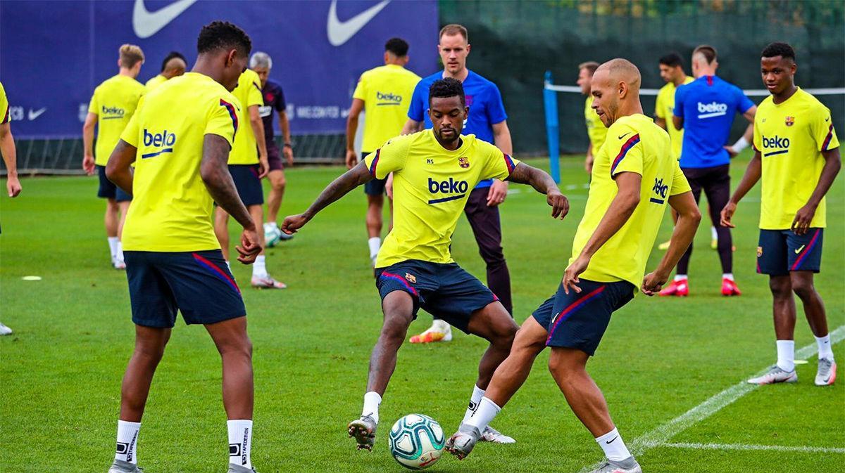 El Barça vuelve al trabajo tras la derrota ante Osasuna