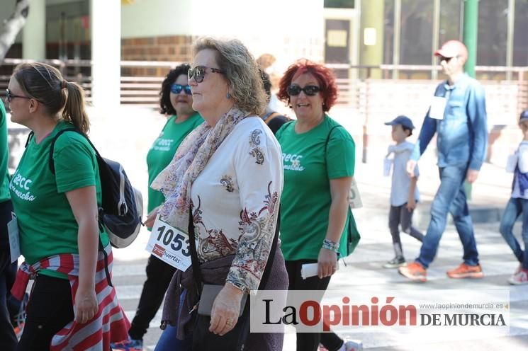 2.000 personas marchan contra el cáncer en Murcia