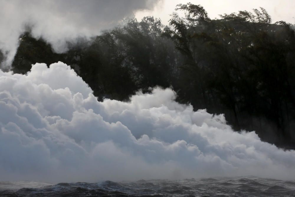 Les erupcions del volcà Kilauea arriben a l'Oceà P