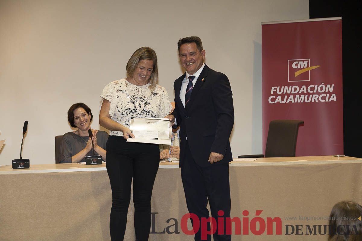 Entrega de los premios de la Fundación Robles Chillida a estudiantes caravaqueños