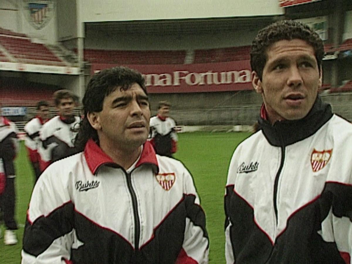 Maradona y Simeone