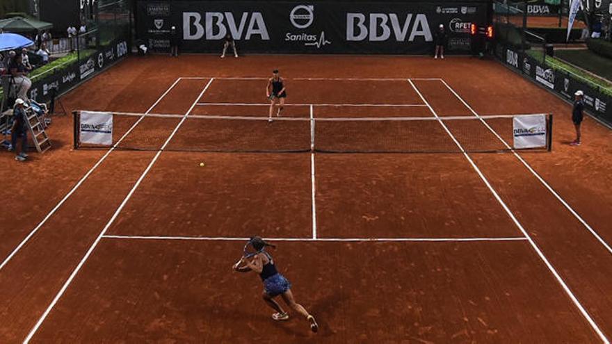 Partido nocturno del BBVA Open Ciudad de Valencia