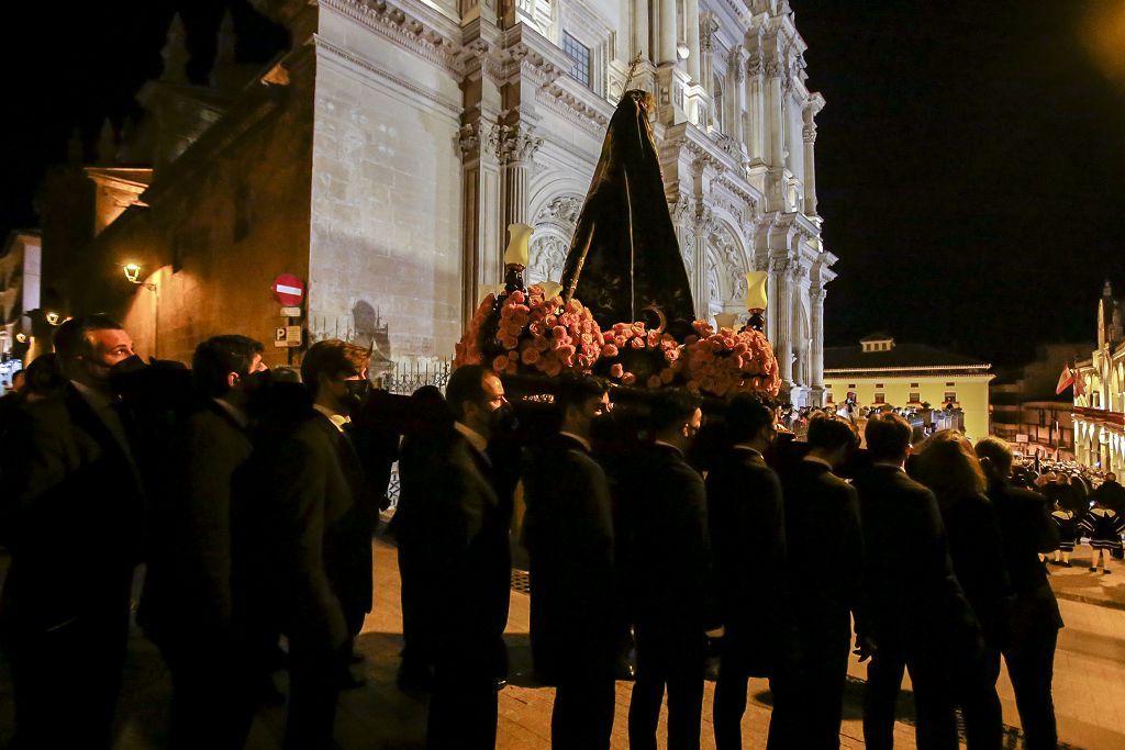 Semana Santa de Lorca 2022: Virgen de la Soledad del Paso Negro, iglesia y procesión