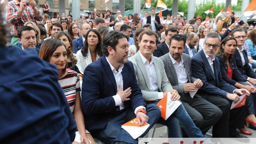 Albert Rivera, líder de Ciudadanos, en Murcia