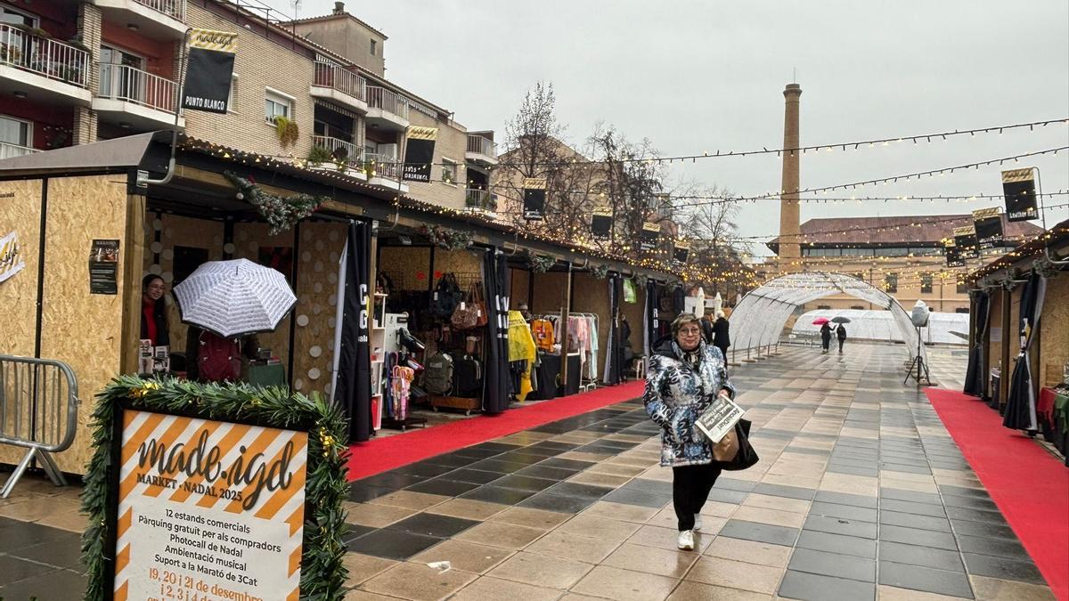 El Market Nadal, instal·lat a l’espai de Cal Font, ha obert aquest cap de setmana a Igualada