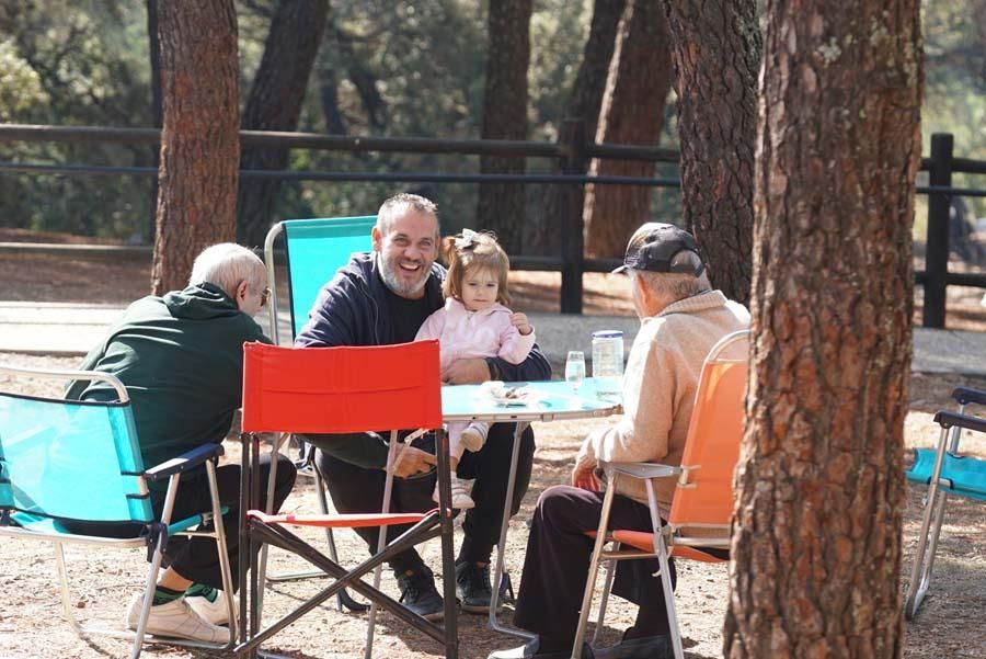 De perol por San Rafael, en Los Villares y El Arenal