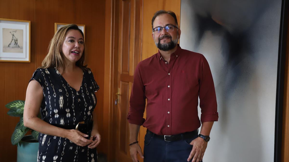 María Dolores Corujo y Jorge Peñas.