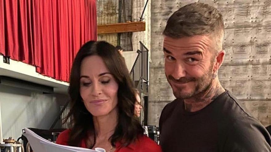 David Beckham, fichaje estrella de &#039;Modern Family&#039;, se lleva a sus hijos al rodaje