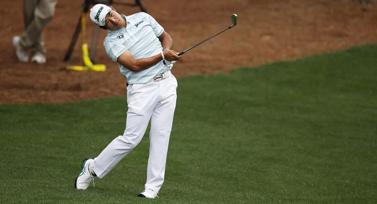 Hideki Matsuyama, durante su recorrido de este sábado.