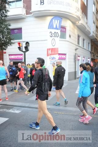 Salida Maratón y Media Maratón de Murcia