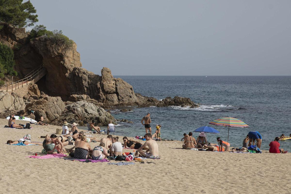 Cala de Sant Francesc de Blanes.