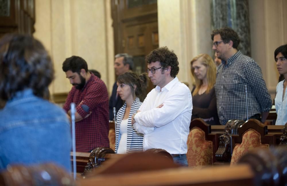 Pleno municipal celebrado el lunes, 5 de junio de 2017.