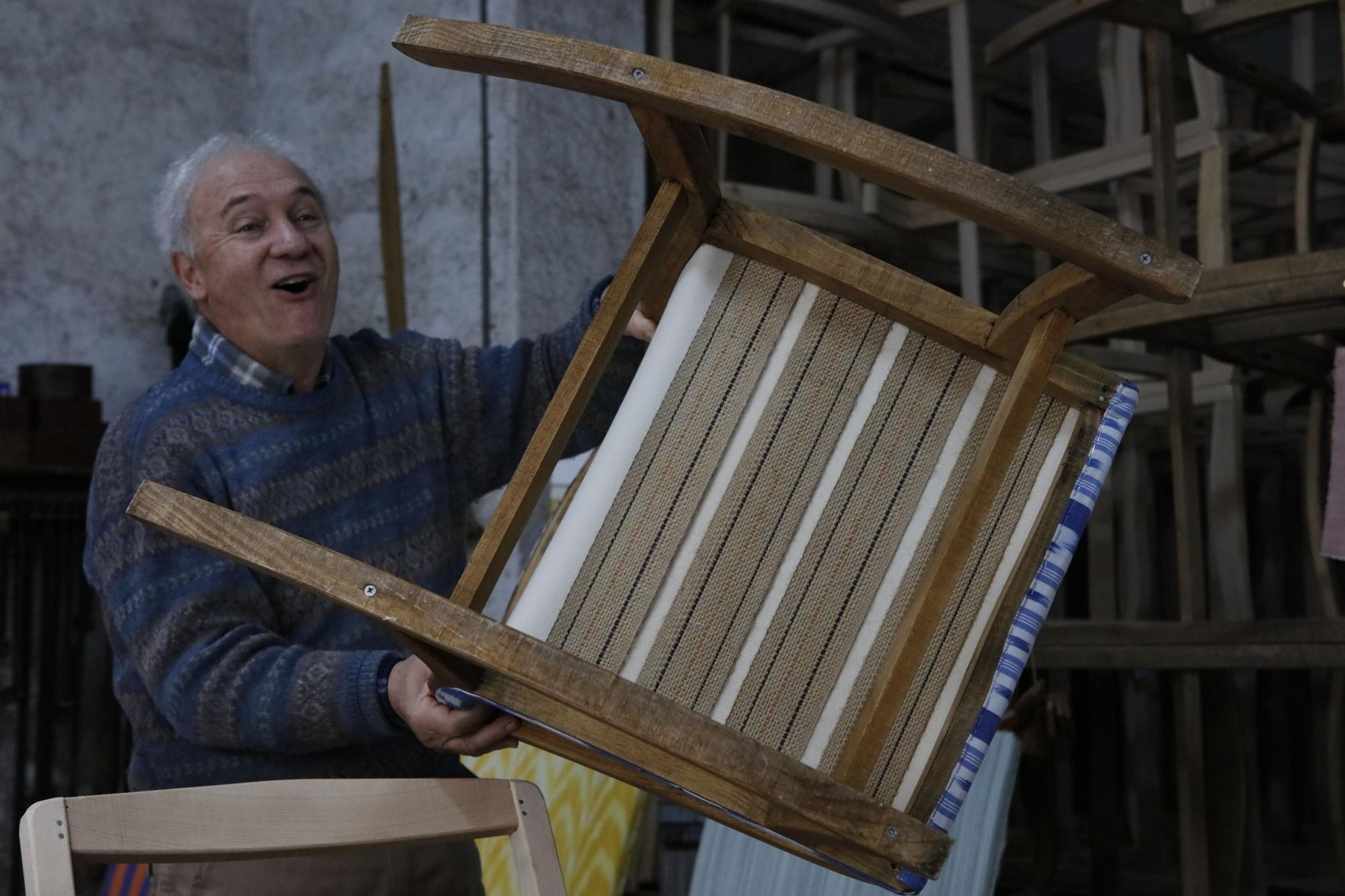 Zu Besuch beim Traditionsbetrieb für Schaukelstühle auf Mallorca, Balancins Gelabert in Manacor